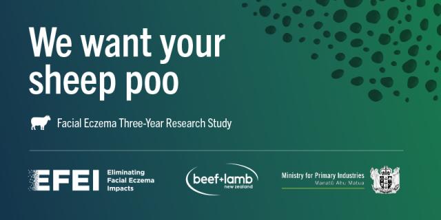 FE REsearch we want your sheep poo banner